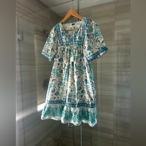 Blue Danny summer dress size‎ medium